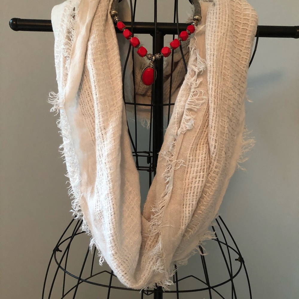 Light Grey Infinity Scarf